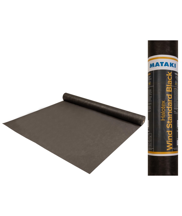 Vindskydd wind standard black 25x1,4m