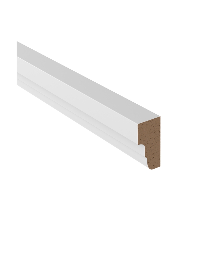 Krönlistbreddare vit mdf 500mm