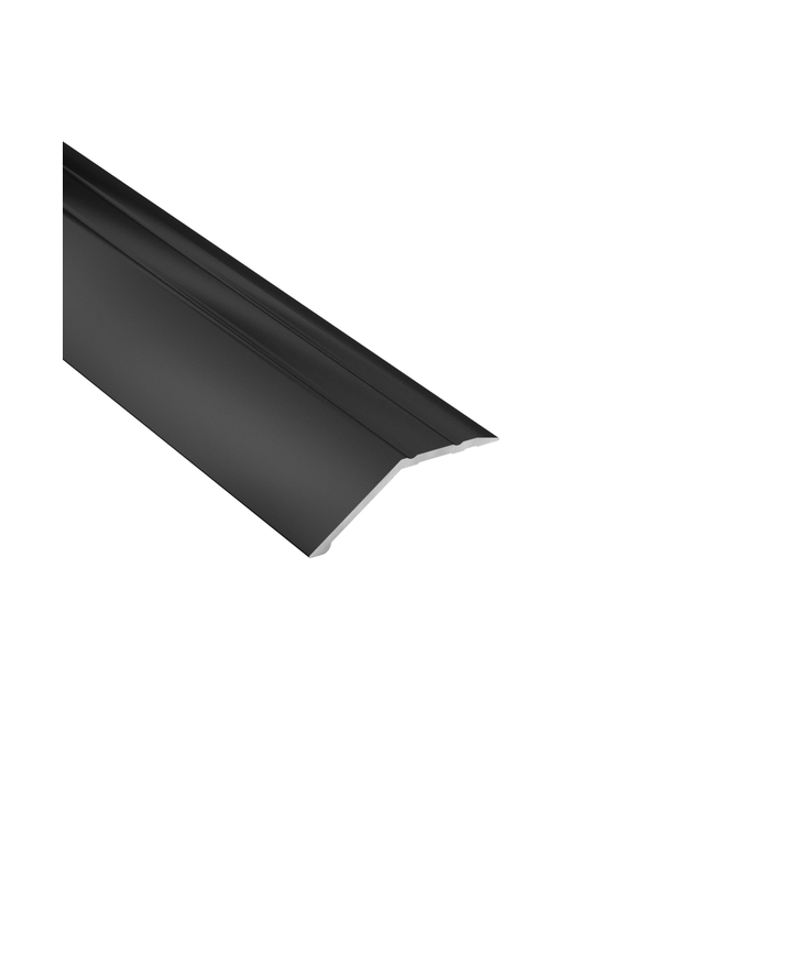 Nivålist svart 15mm 270cm