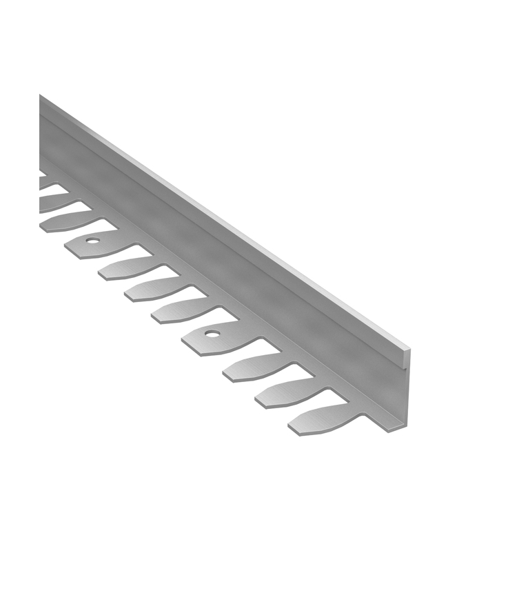 Kakellist rak böjbar alu Natural 20mm