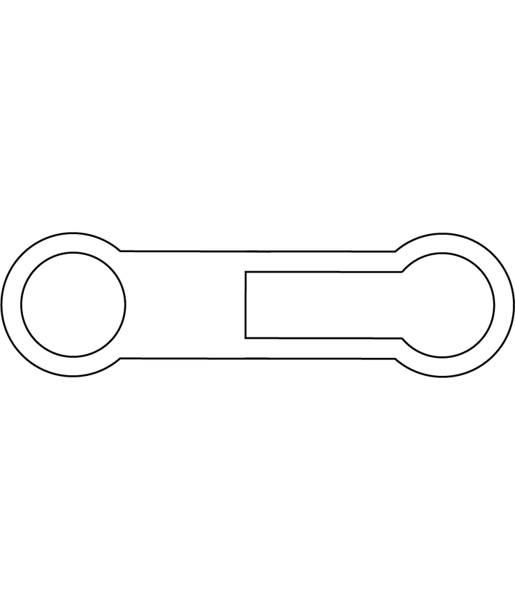 Ändfäste 267-8 nickel 10st