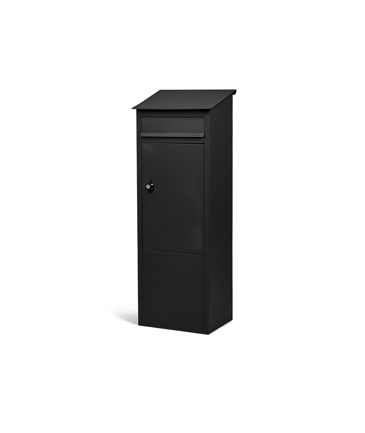 Postlåda 9440b låsbar svart 1000x360mm
