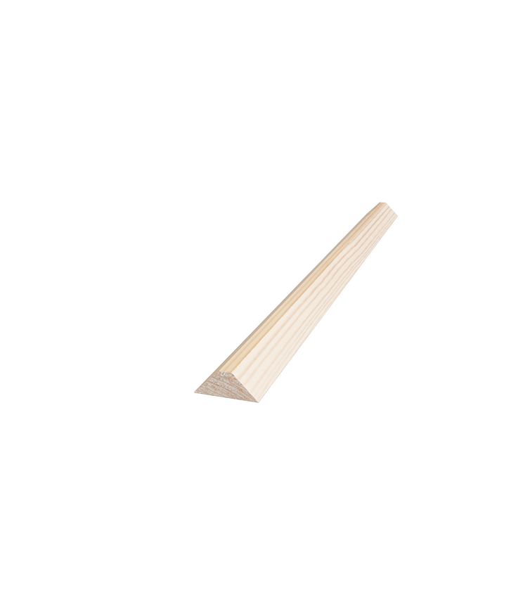 Trekantslist furu a 15x15x3300mm