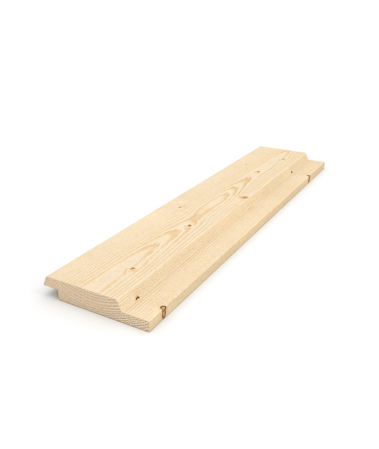 Spårpanel falsad g4-2 fasade Gran 22x145 5,4m