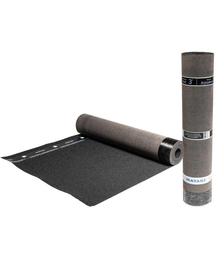 Ytpapp självtäck 3 svart Takpapp 7x1m