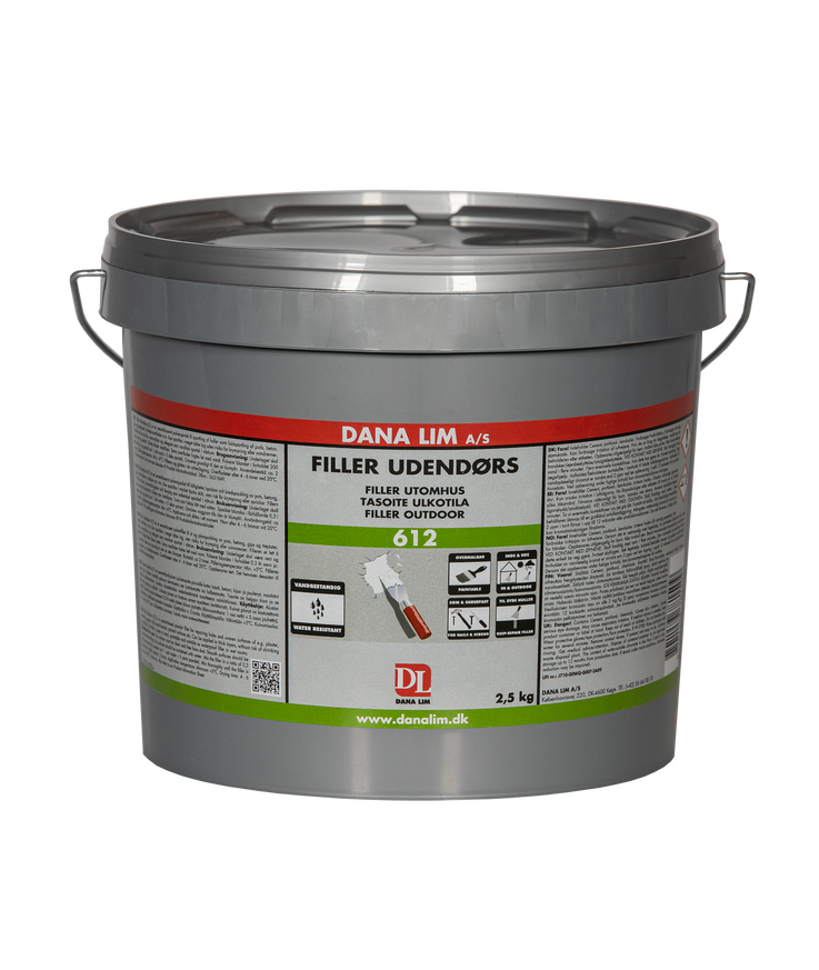 Lagningsmassa filler utomhus 612 2,5kg