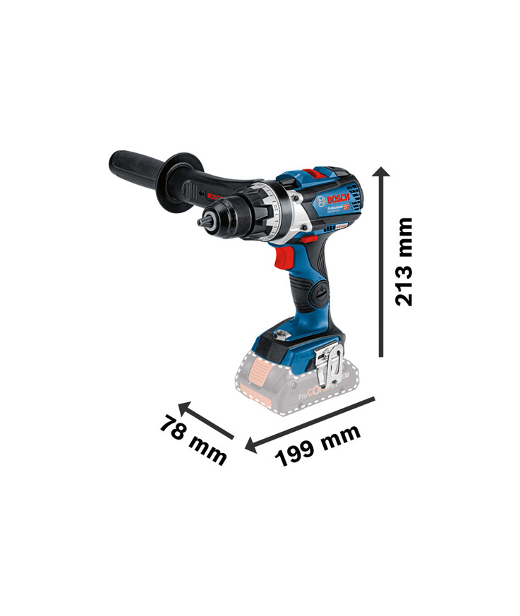 Skruvdragare Bosch GSR 18V-110C 2x4ah