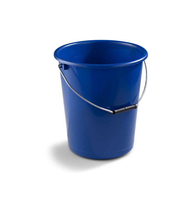 Hink nordiska plast mörkblå 12l