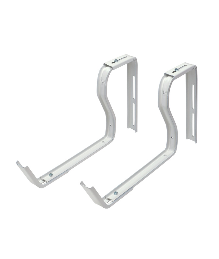 Blomlådskonsol nyby plåt vit Par