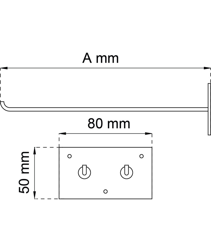 Redskapshållare 725 efz 192mm