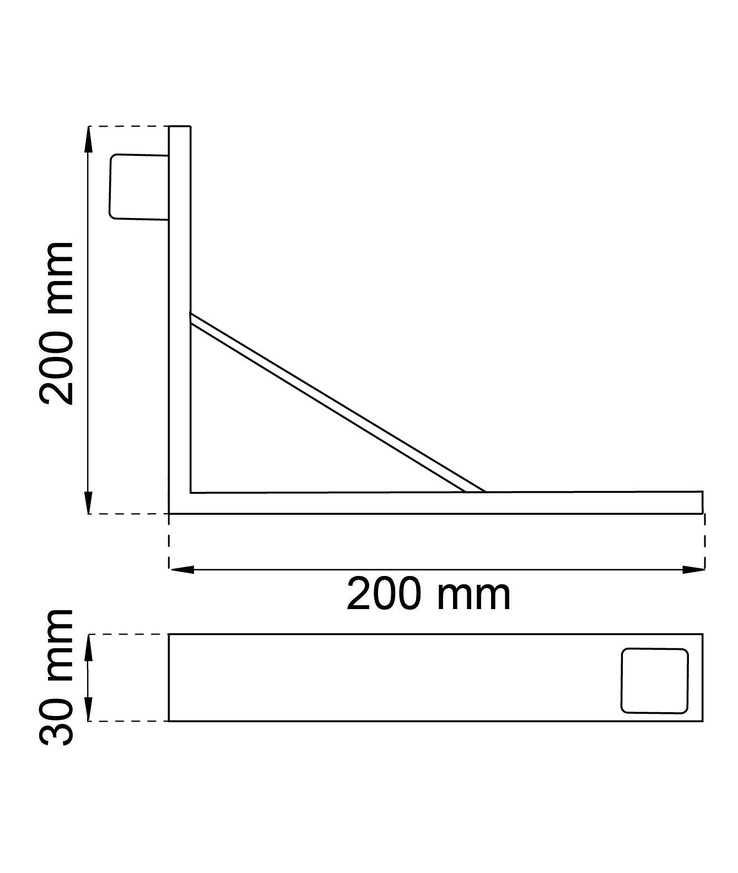 Dörrstopp vfz 200x200mm
