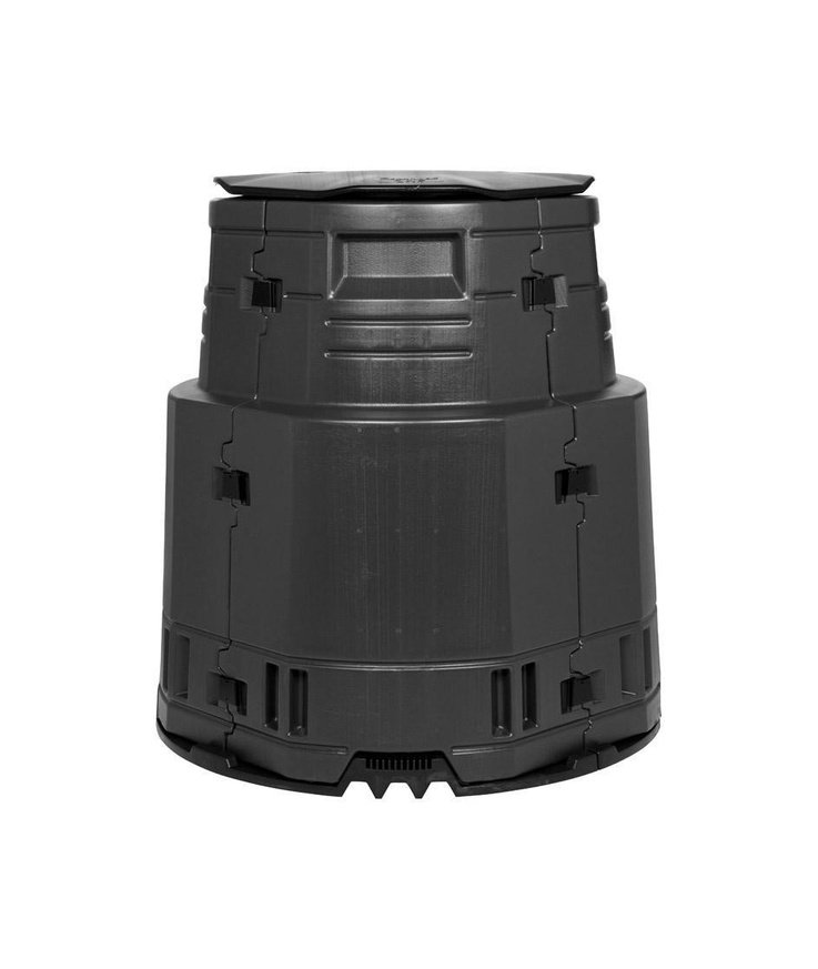 Kompostbehållare master plus Greenline svart 375l