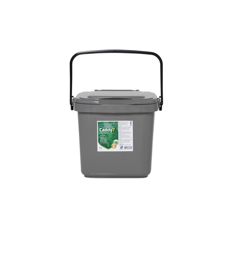 Komposthink m lock greenline Grå 7l