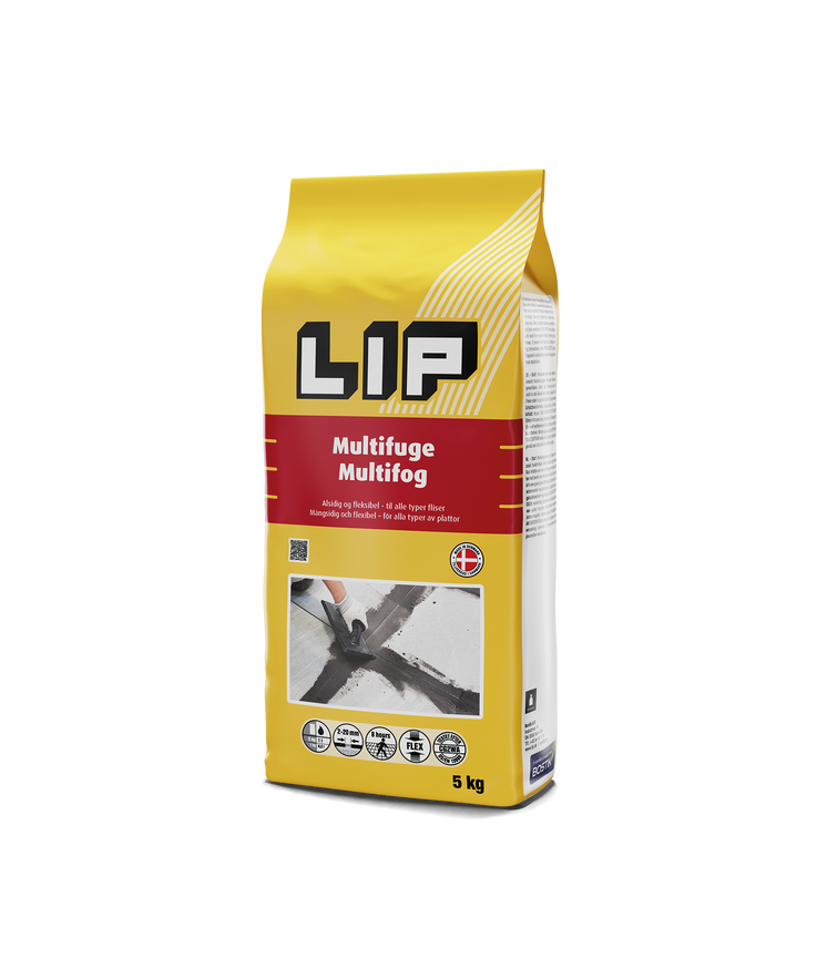 Fogmassa lip multifog Koksgrå 5kg