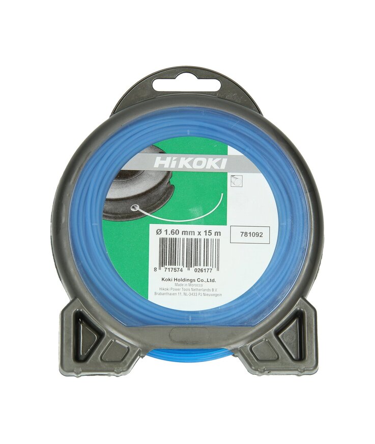 Trimmertråd 781092 rund blå 1,6mm 15m