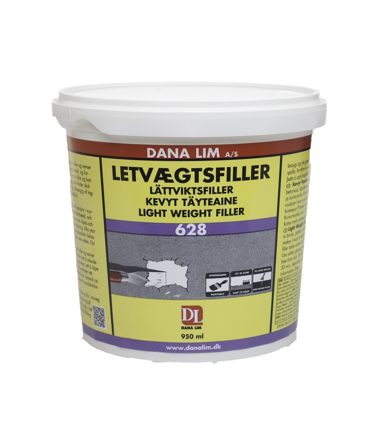 Lagningsmassa lättviksfiller 628 950ml