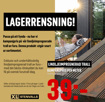 Linoljeimpregnerad trall