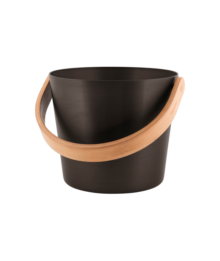 Bastuhink Rento aluminium brun/svart