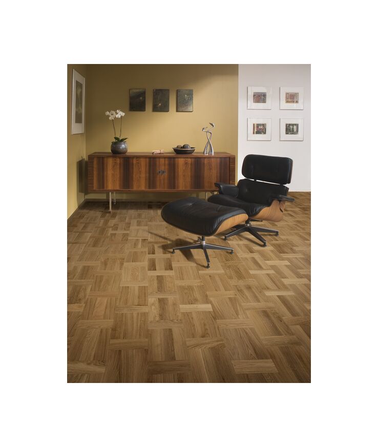 Parkett ek palazzo rovere Holländskt mönster lack 15mm