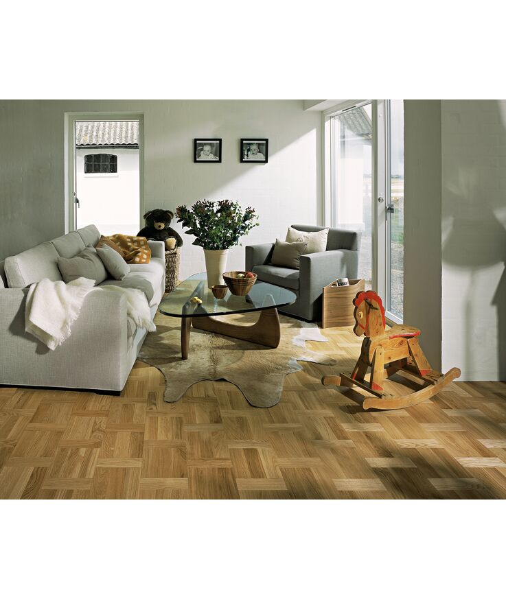 Parkett ek palazzo rovere Holländskt mönster lack 15mm