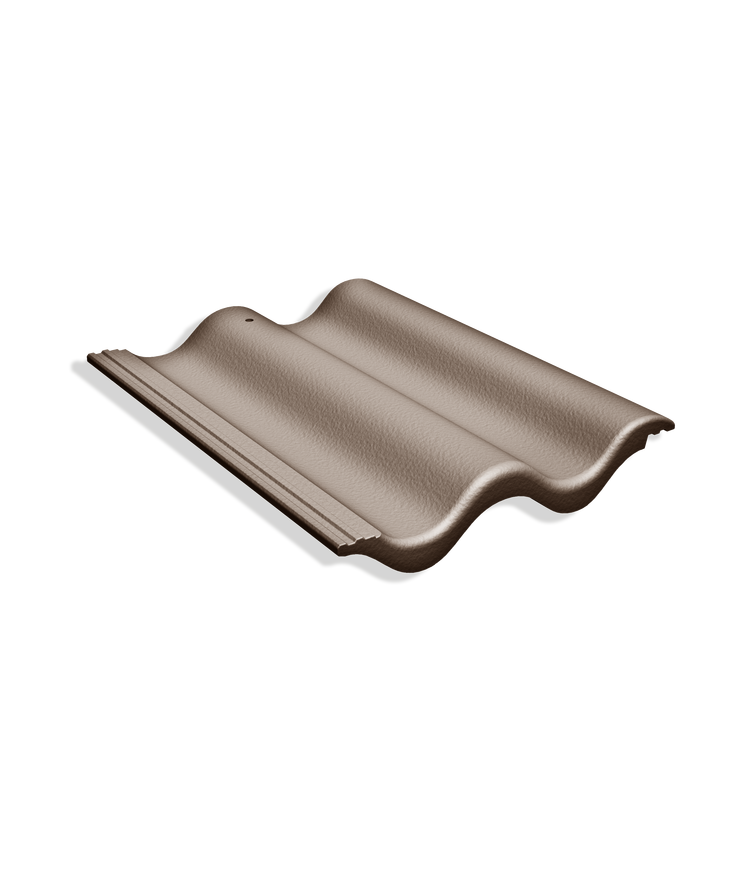 Takpanna palema bender betong 2-kupig candor mellangrå