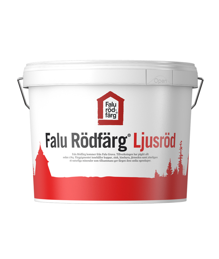 Falu rödfärg ljusröd 10l