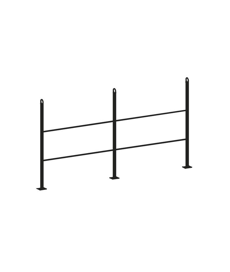 Räcke metall grundsats ekerö Golvmontage