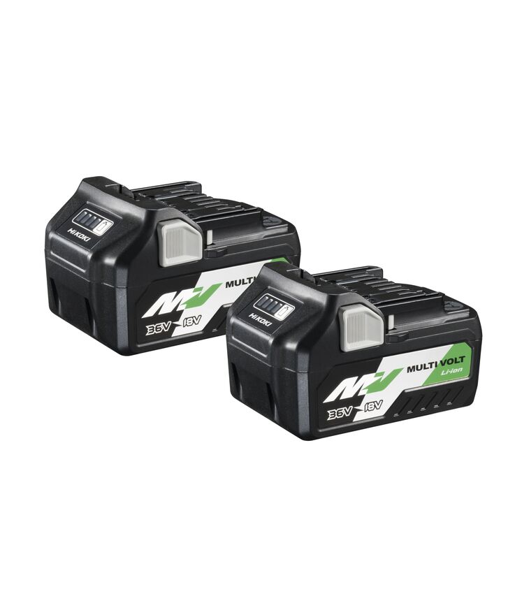 Batteri 2xbsl36a18 hikoki 18v/36v slide 2x2,5/5ah-mv