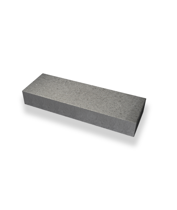 Block slät till mur/trapp/kant Grafit b 1050x350x150mm
