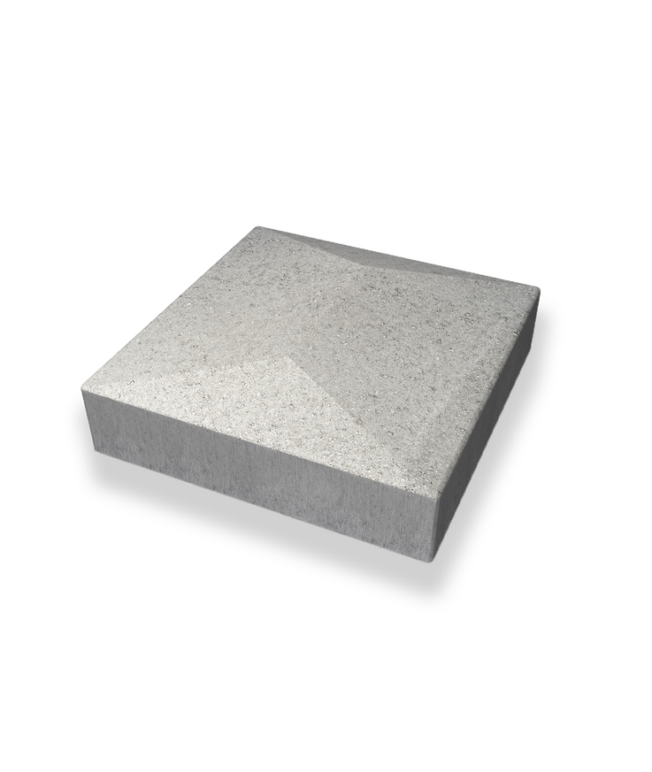 Markplatta valmplatta fasad Grå 350x350x80/115mm