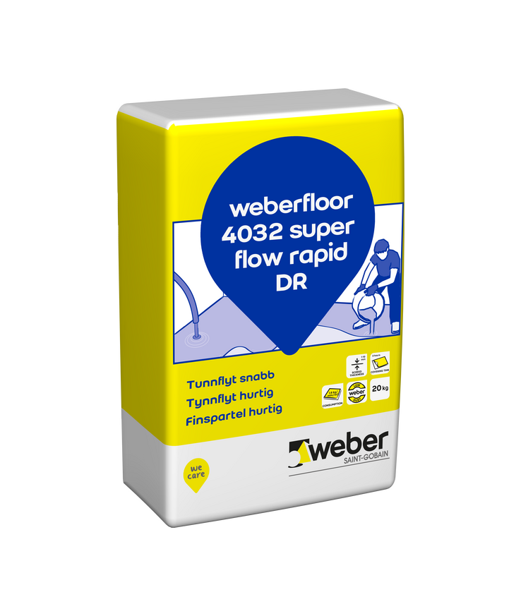 Golvbruk floor 4032 super flow Rapid dr 20kg