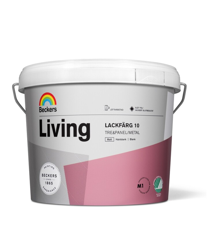 Lackfärg living matt 1 vit 3l