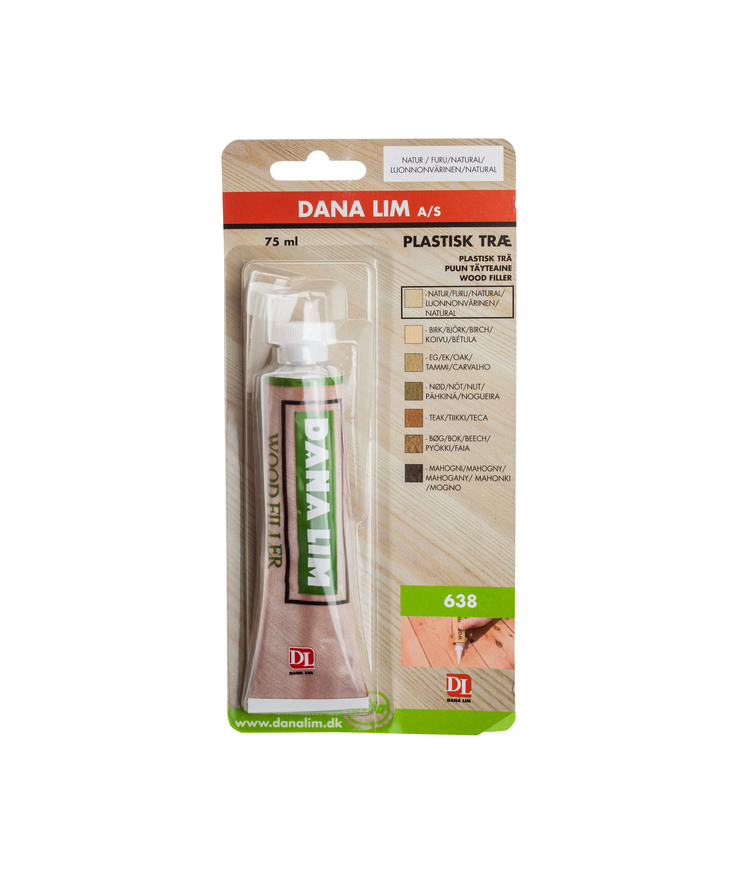 Plastiskt trä 638 teak 75ml
