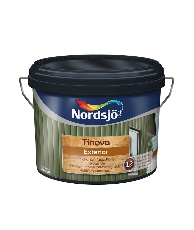 Träfasadfärg tinova exterior 334 red nordsjö utomhus