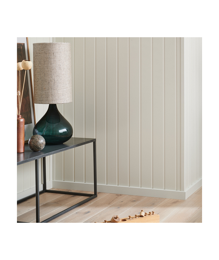 Väggpanel regina klassisk Dekor vit mdf 6x2435x620