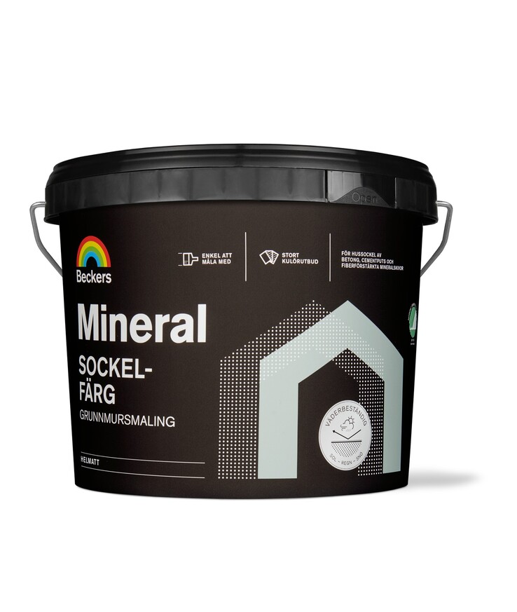 Sockelfärg mineral 547 Naturgrå 3l