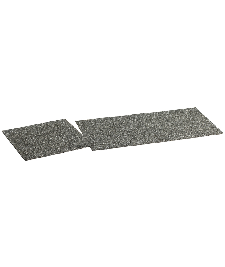 Nock-och takfotsplatta shingel Kerabit grå/skug 0,33x0,33m