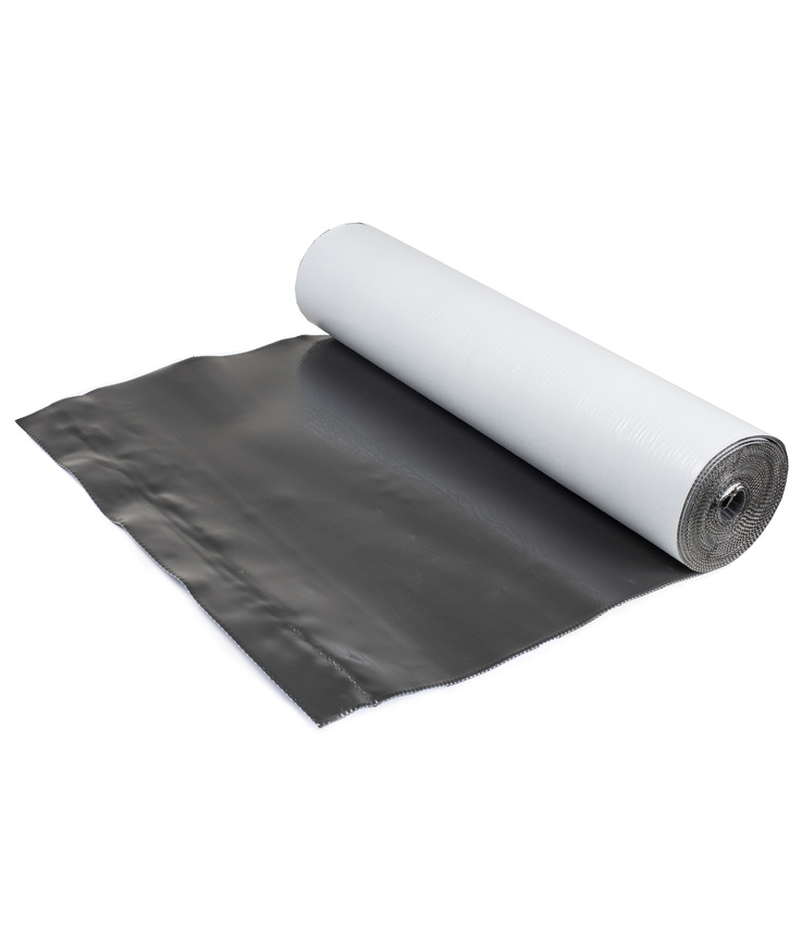 Tätning rubbersteel svart 0,56x5m