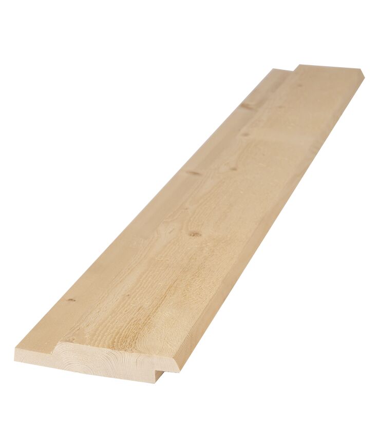 Spårpanel falsad g4-2 fasade Gran 22x120 4,8m