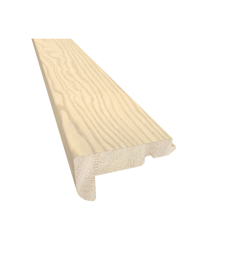 Trappnos kährs massiv ask Mattlack vit 60x35x1830mm