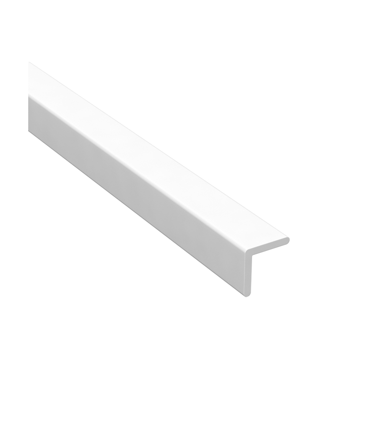 Hörnlist vit 20x20mm 250cm