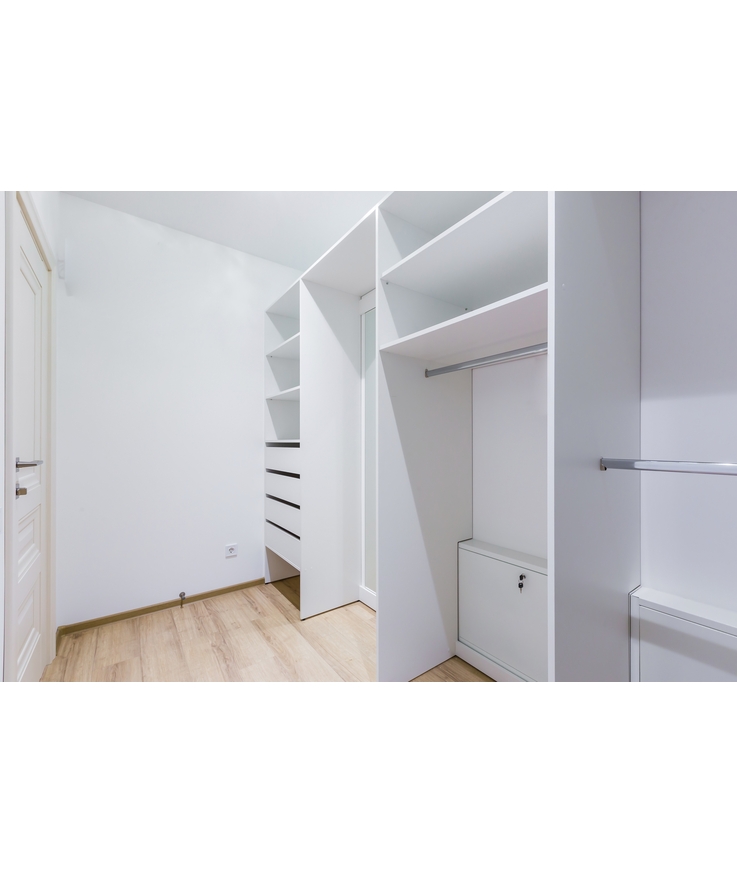 Hylla garderob vit 1-sida 2 16x522x566mm