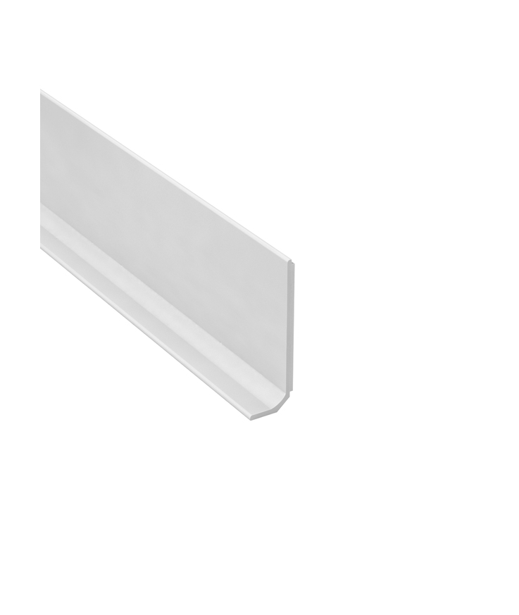 Golvsockel pvc-fri självhäft Vit 0925 70mm 50m