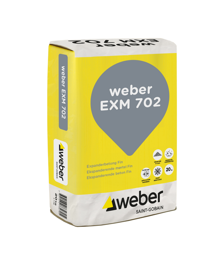 Expanderbetong exm 702 fin 20kg