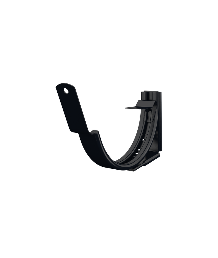 Rännkrok skk halvrund klammer Svart 015 150mm