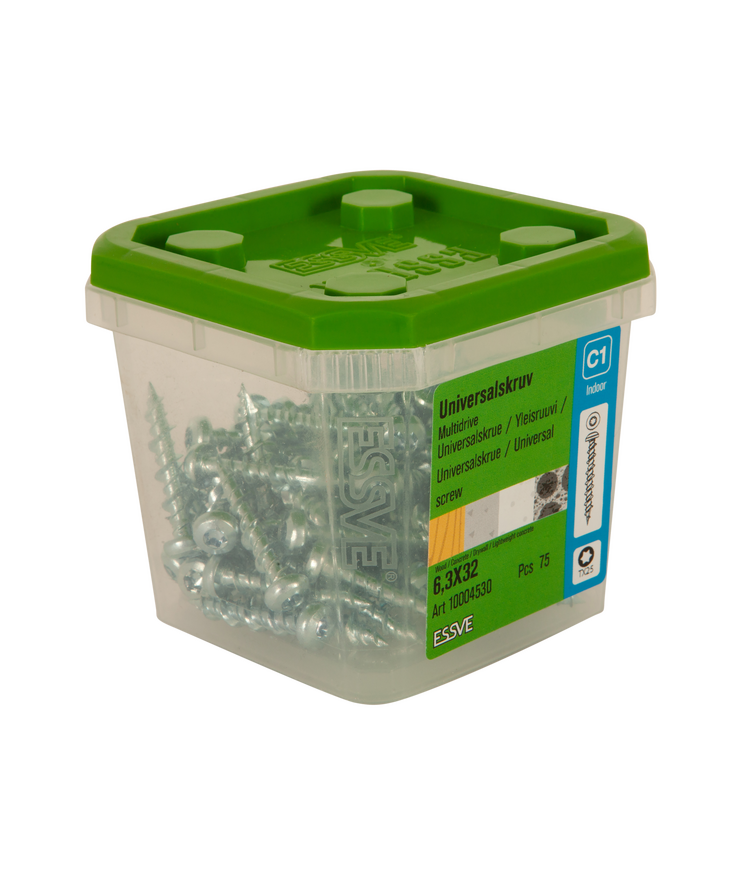 Universalskruv multidrive tx25 Fzb 6,3x32