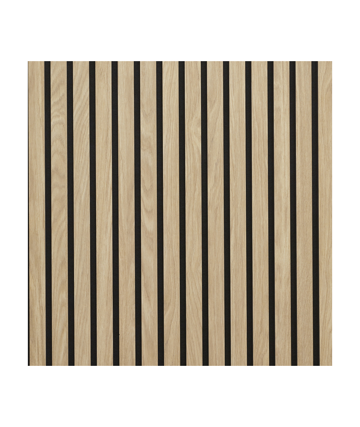 Akustikpanel klassisk 14 oljad Ek sv filt 2780x615x20