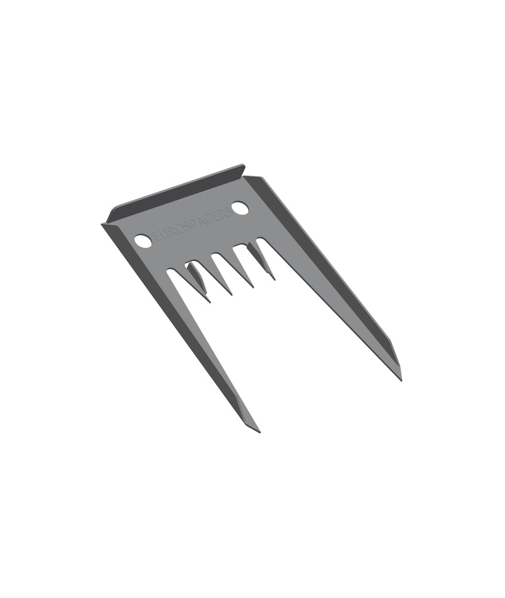 Fixeringskil i plåt m hulling 125x80/86