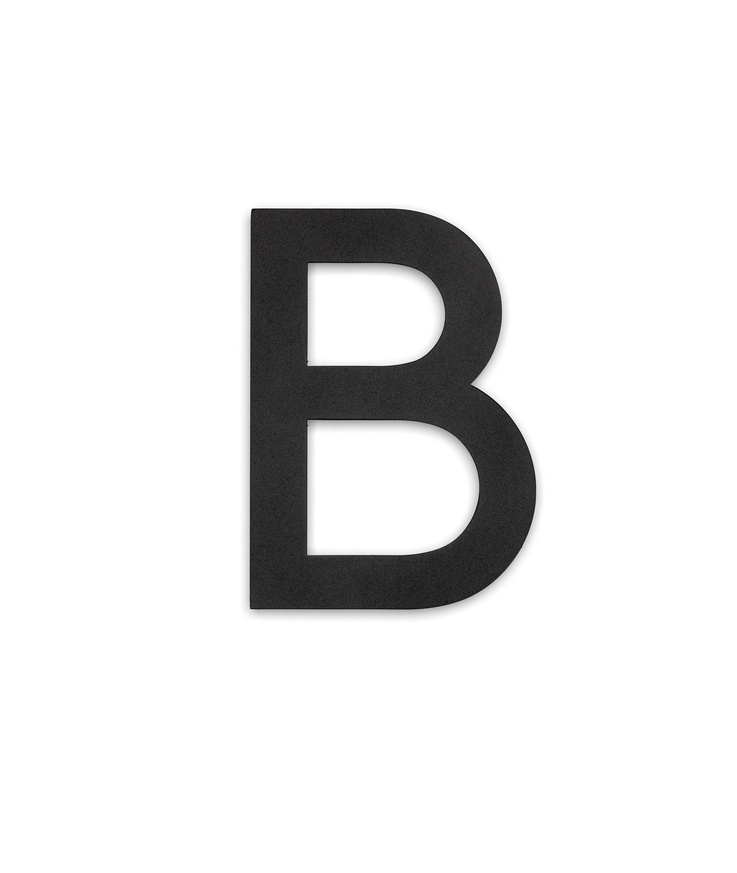 Bokstav home b svart 142mm