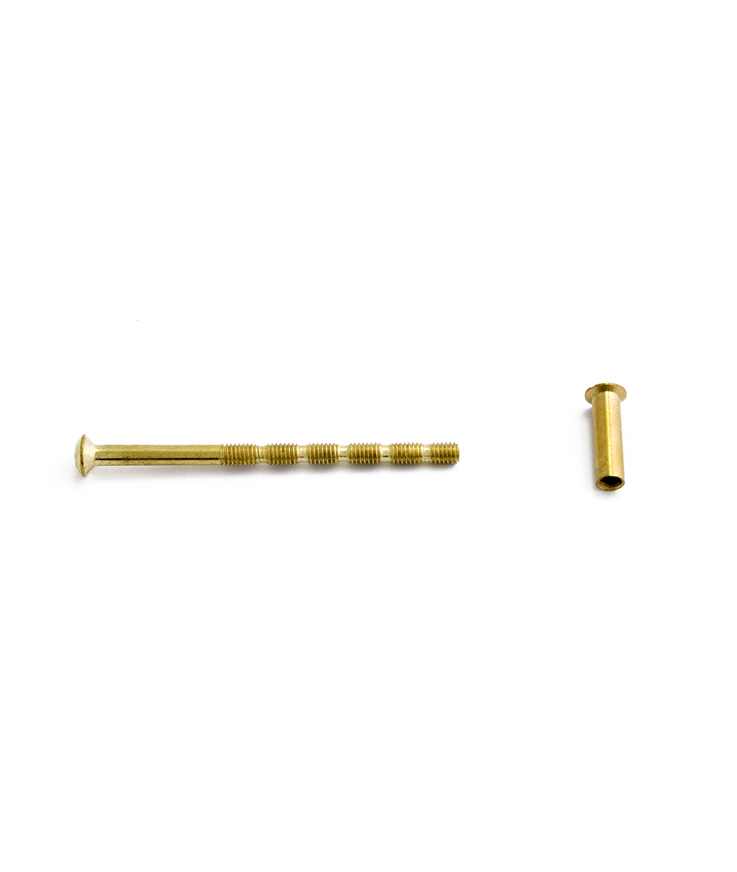 Skruv m nippel 10 mäss m4x65mm 2st